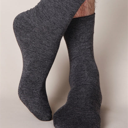 Men's Fashion Bamboo Fiber Wide Mouth Mid-thigh Socks