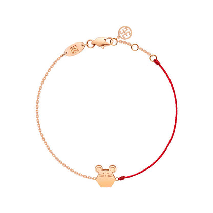 Red Rope Anklet Female Rabbit Rat Ox