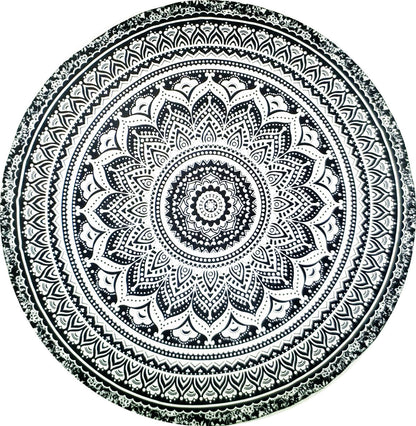 Round beach towel