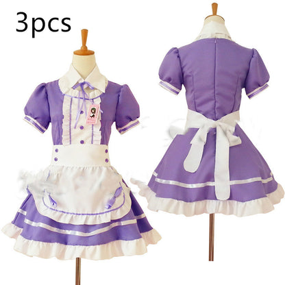 Maid Anime costume - Multiple colors