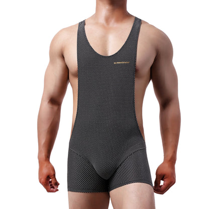 Men's stretch bodysuit