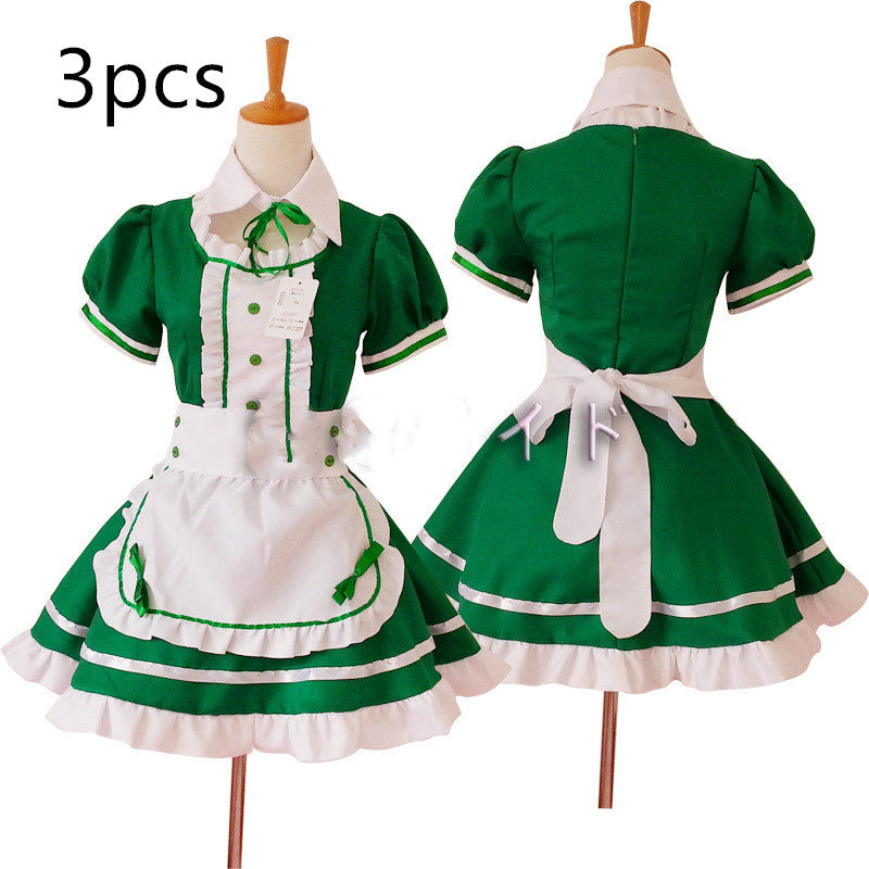 Maid Anime costume - Multiple colors