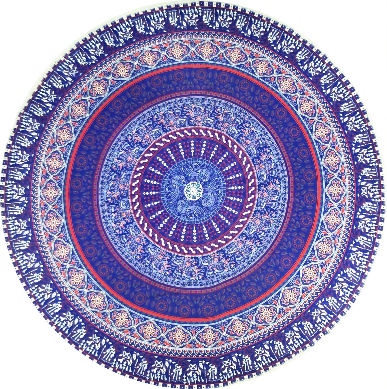 Round beach towel