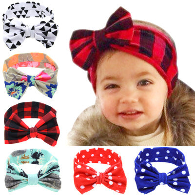 Baby Bowknot Bunny Ears Hair with Headband