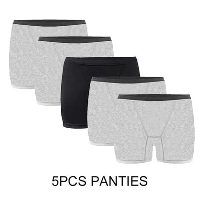 Cotton Physiological Menstrual Boxer Briefs