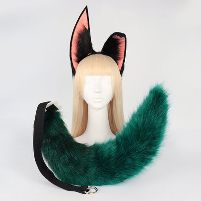 Simulation Plush Sumitinari Animal Ears Headband Comic Show Cosplay Fox Ear And Tail Accessories