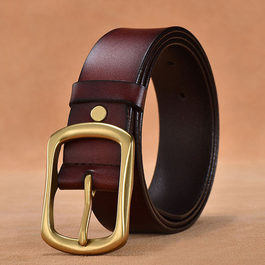 Vintage belt pin buckle belt