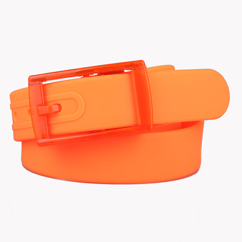 Unisex belt plastic buckle belt