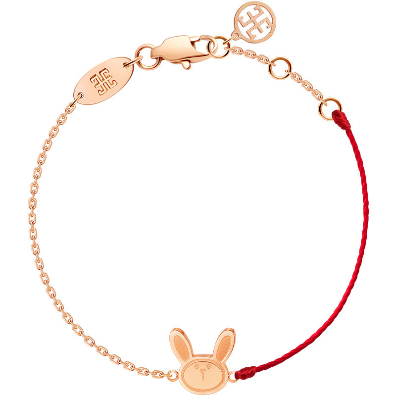 Red Rope Anklet Female Rabbit Rat Ox