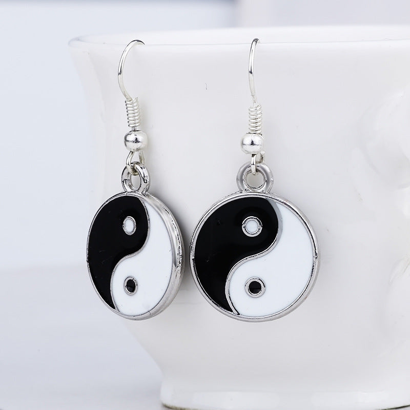 Tai Yin Yang Bagua Earrings