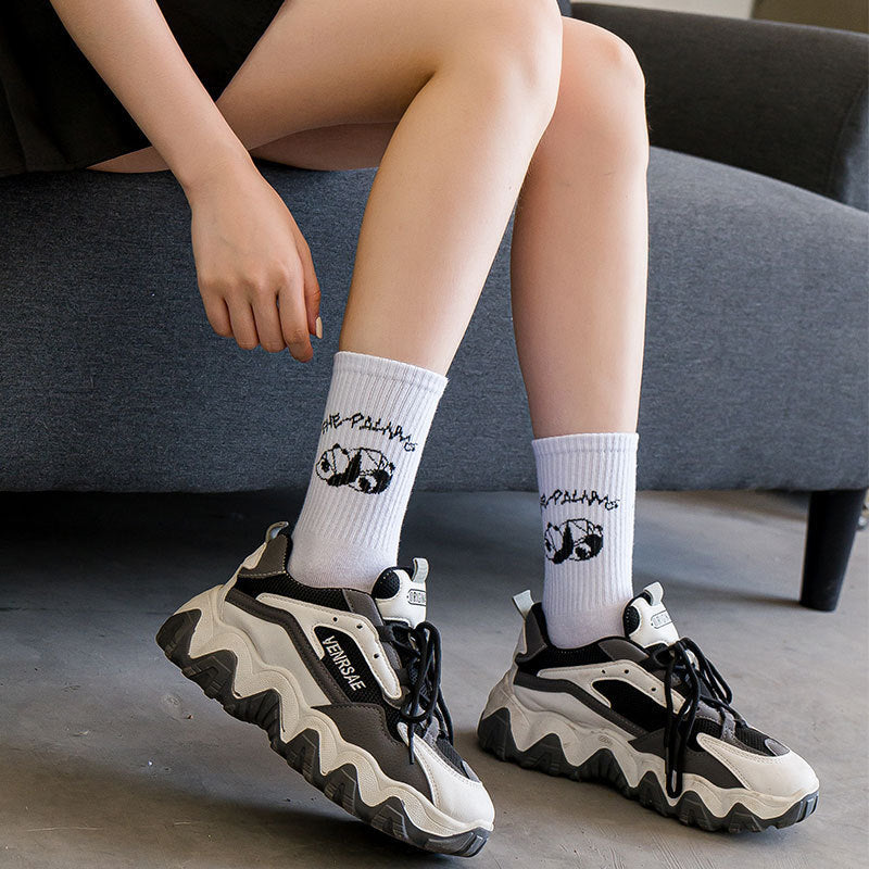 Women's Fashion Cartoon Cute Mid-thigh Socks