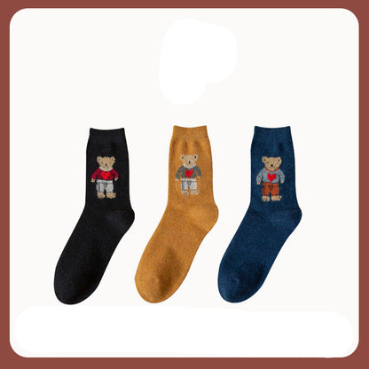 Japanese bear socks
