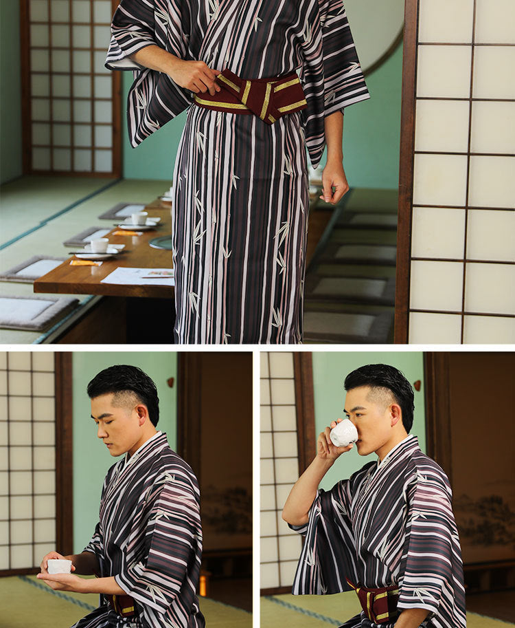 Japanese Kimono Men's Traditional Formal Wear