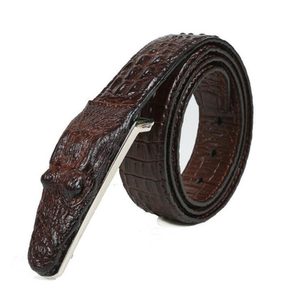 Mens belt leather belt leather belt one generation