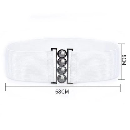 Women's Skirt Dress Belt Women's Belt Elastic Wide Belt