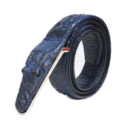 Mens belt leather belt leather belt one generation