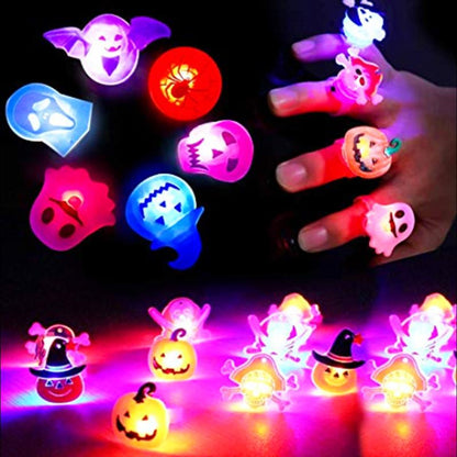 Halloween Decorations Halloween Glowing Brooch Ring