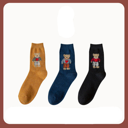 Japanese bear socks
