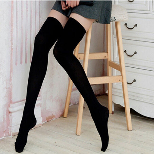 Long stockings velvet high tube student princess socks dance socks over the knee thigh lengthening