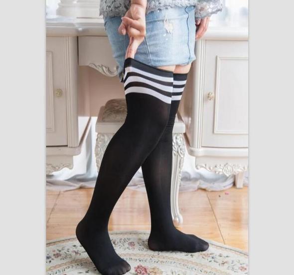 Thigh Socks Plus Size Over-the-knee Women's Fat High-leg Stockings