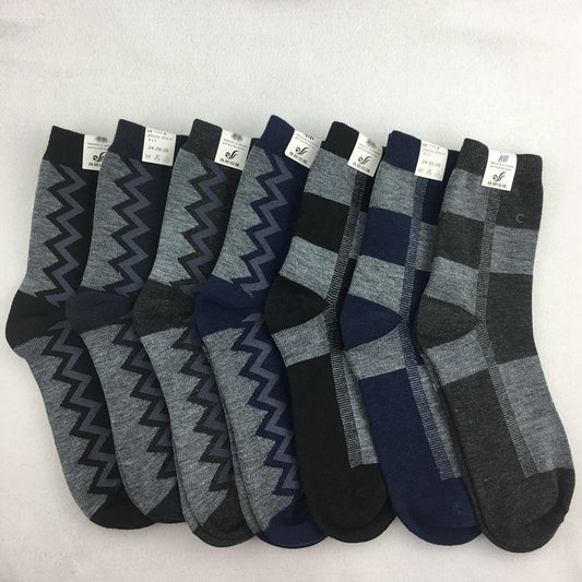 Men's Color Matching Cotton Thigh High Socks Padfoot Stall Socks