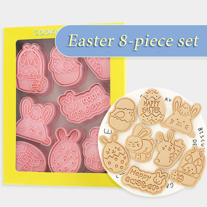 Easter Cookie Mold Cartoon Bunny Easter Egg Cookie Press