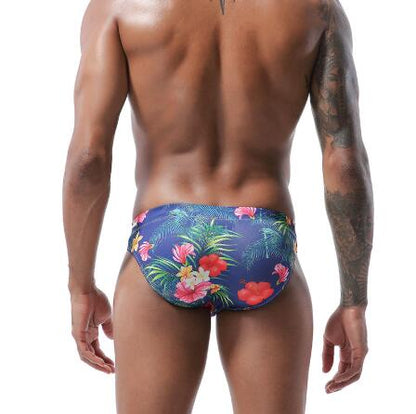 Man Leopard Swimsuit Trunks Swimsuit Male Swimsuit Briefs