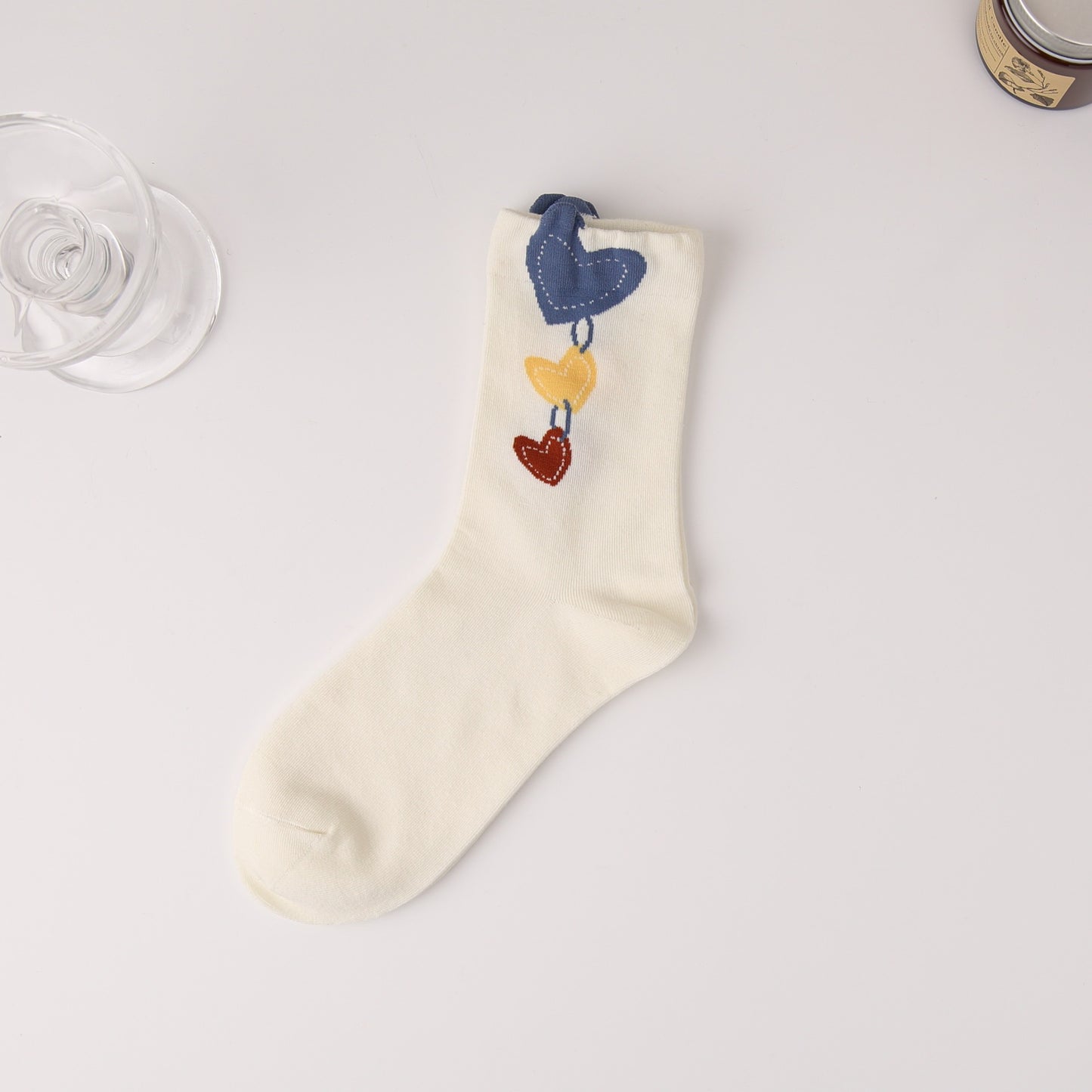 Socks Tide Mid-thigh Socks Three-dimensional Butterfly