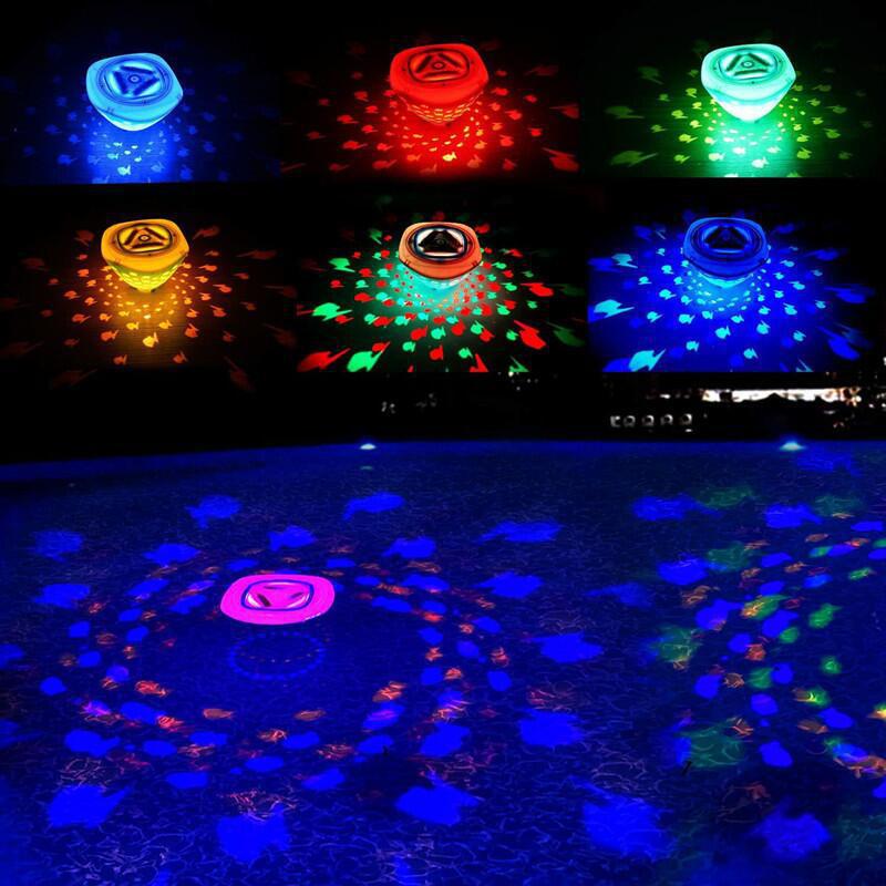 Intelligent Little Fish Projection Swimming Pool Light