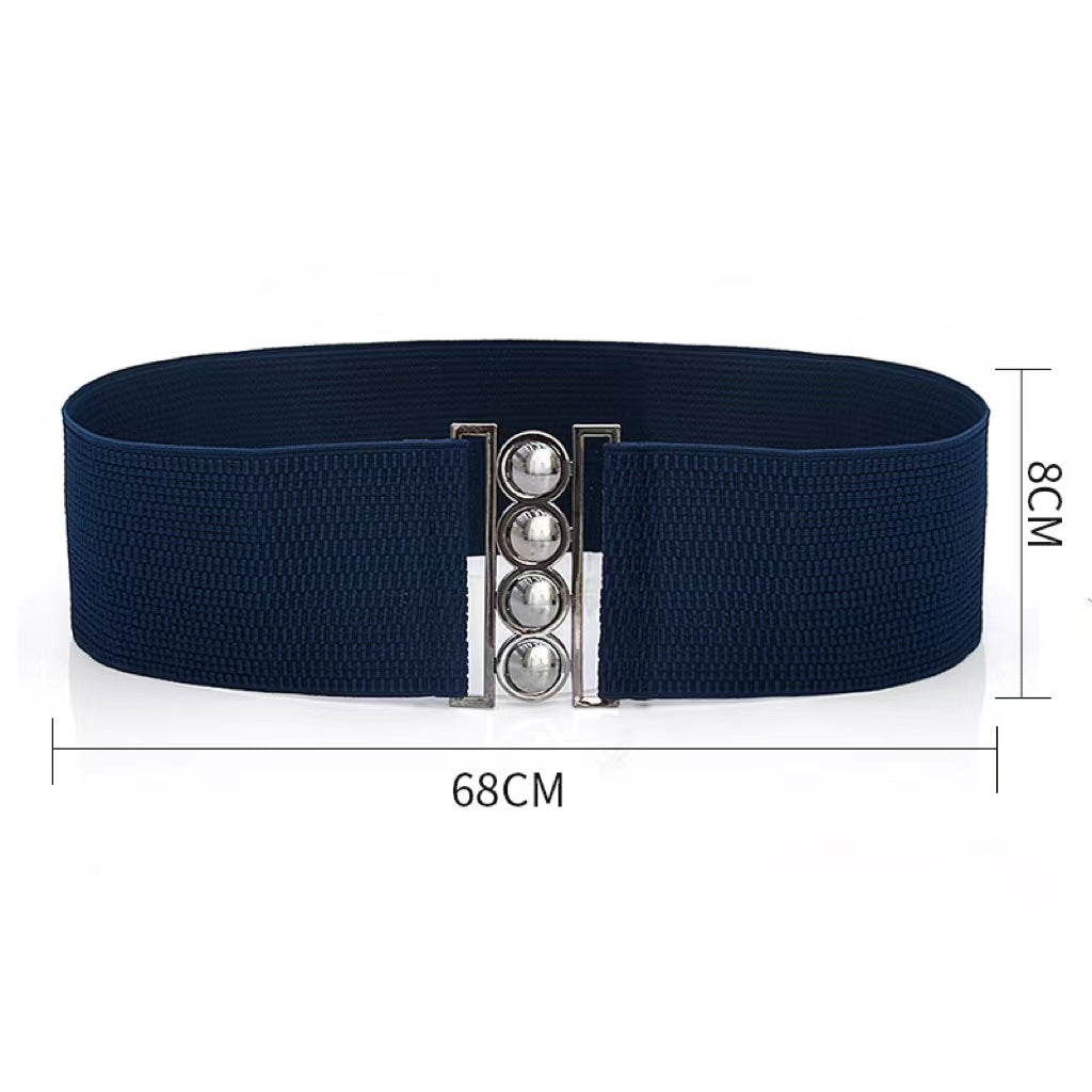 Women's Skirt Dress Belt Women's Belt Elastic Wide Belt