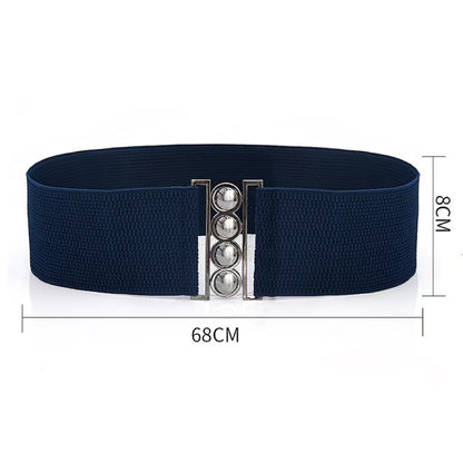 Women's Skirt Dress Belt Women's Belt Elastic Wide Belt