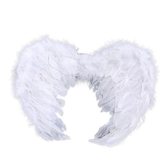 Feather angel wings