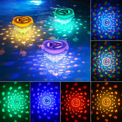 Intelligent Little Fish Projection Swimming Pool Light