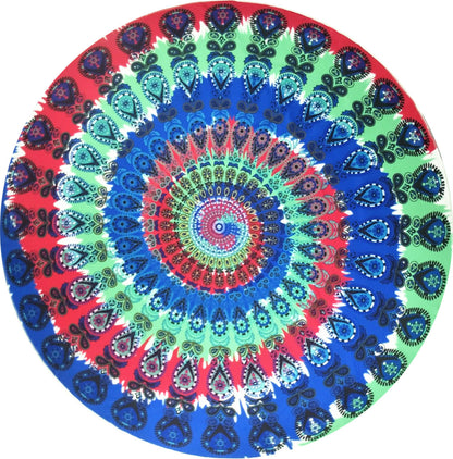 Round beach towel