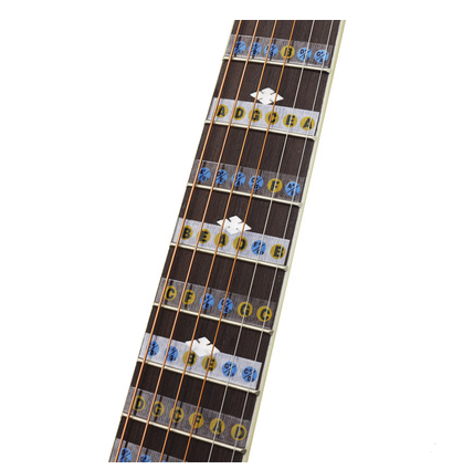 Guitar fingerboard stickers Guitar electric guitar universal fingerboard stickers Guitar accessories Fingerboard scale stickers