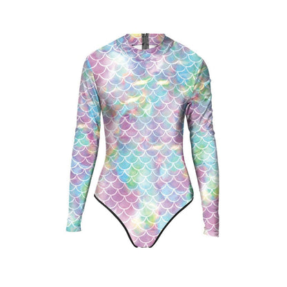 Printed swimsuit diving suit yoga suit jellyfish suit