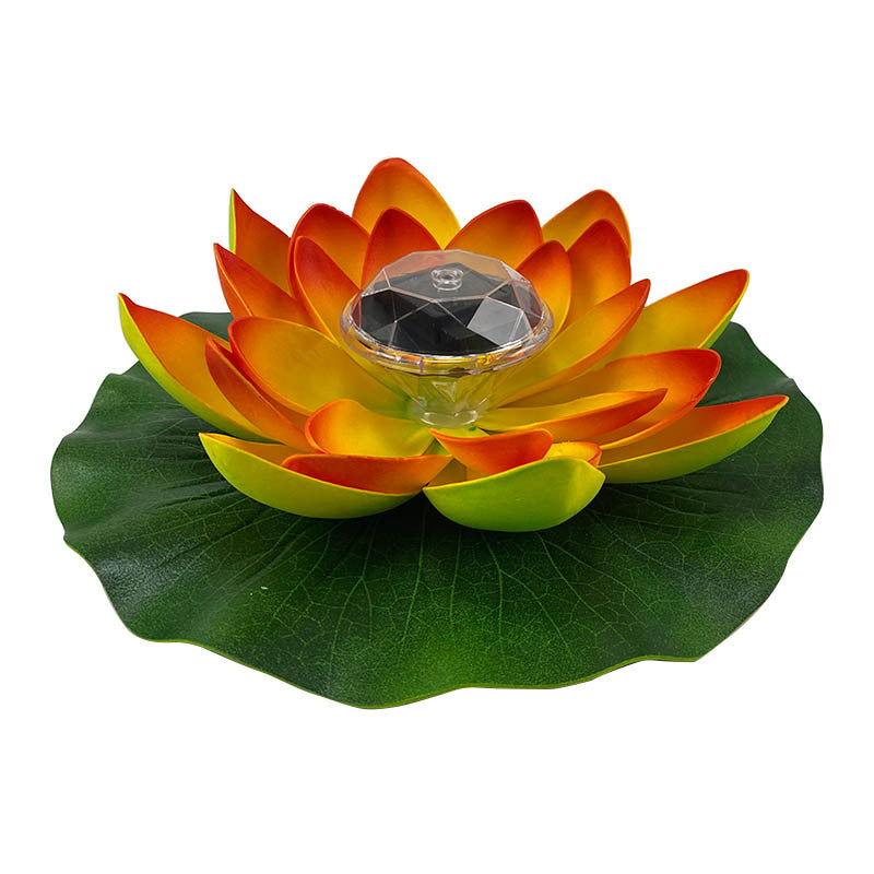 Solar Lotus Lamp Led Courtyard Pool Decoration