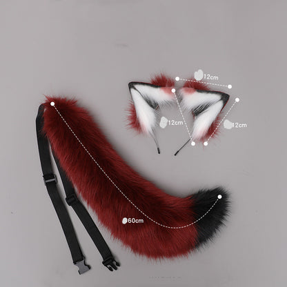 Feline Cosplay Animal Ears Beast Tail Suit