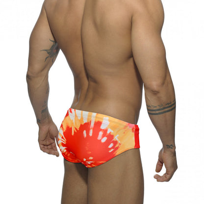 Mens Flame Trunks Hot Spring Swimsuit