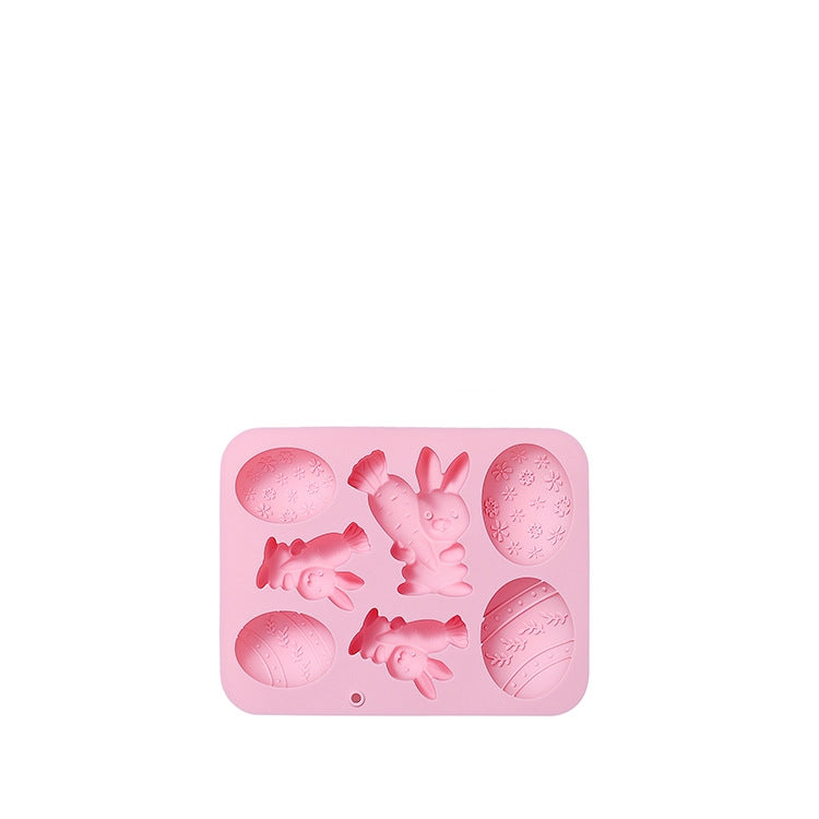 7-piece Bunny Egg Easter Silicone Mold