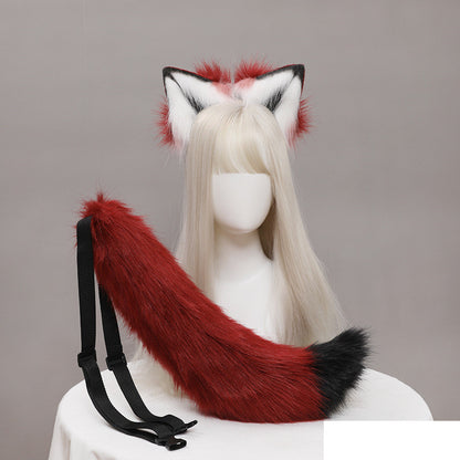 Feline Cosplay Animal Ears Beast Tail Suit