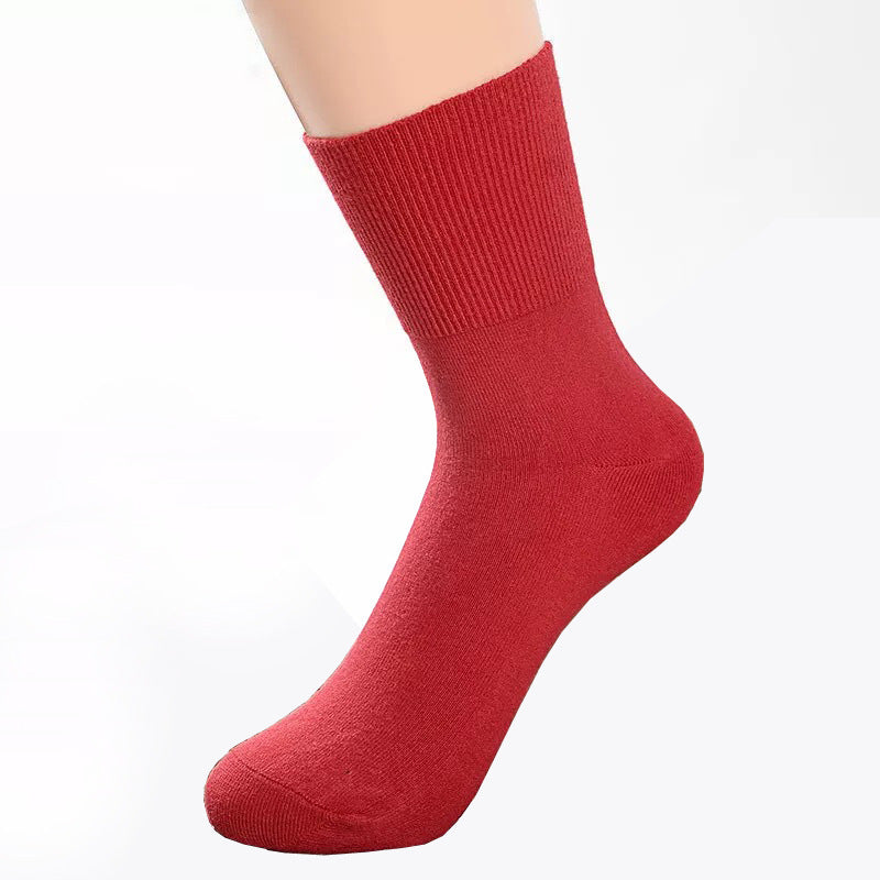 Men's Fashion Double Needle Loose-fitting Thigh-high Socks