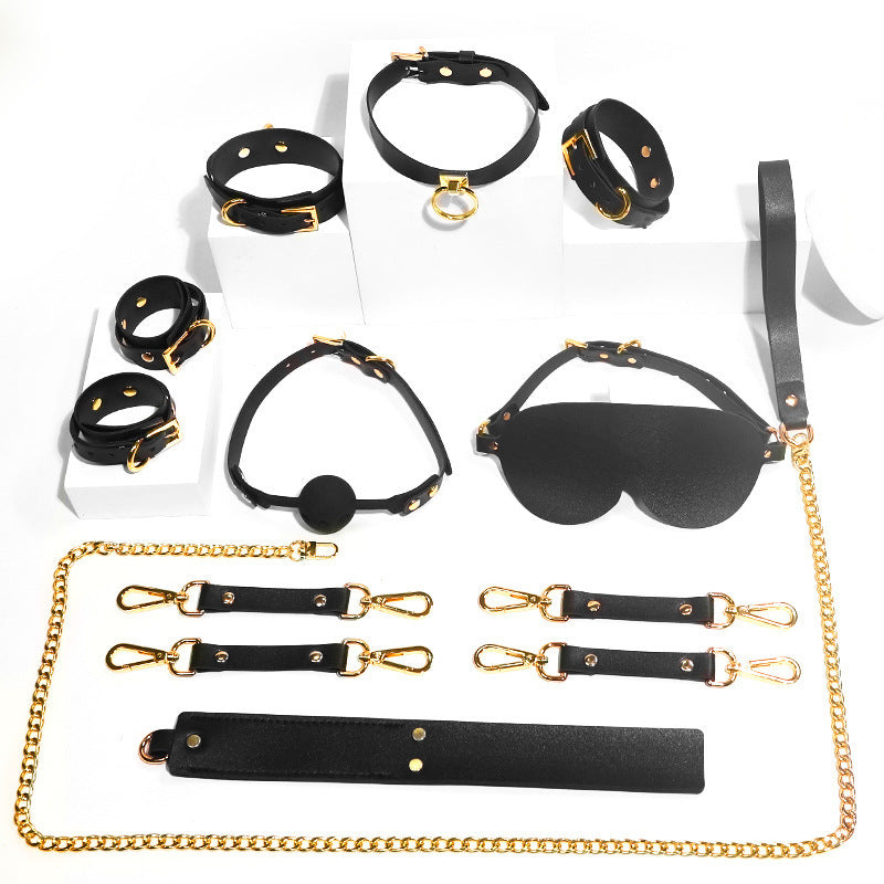 Collar Handcuffs Bondage And Discipline Toy Set