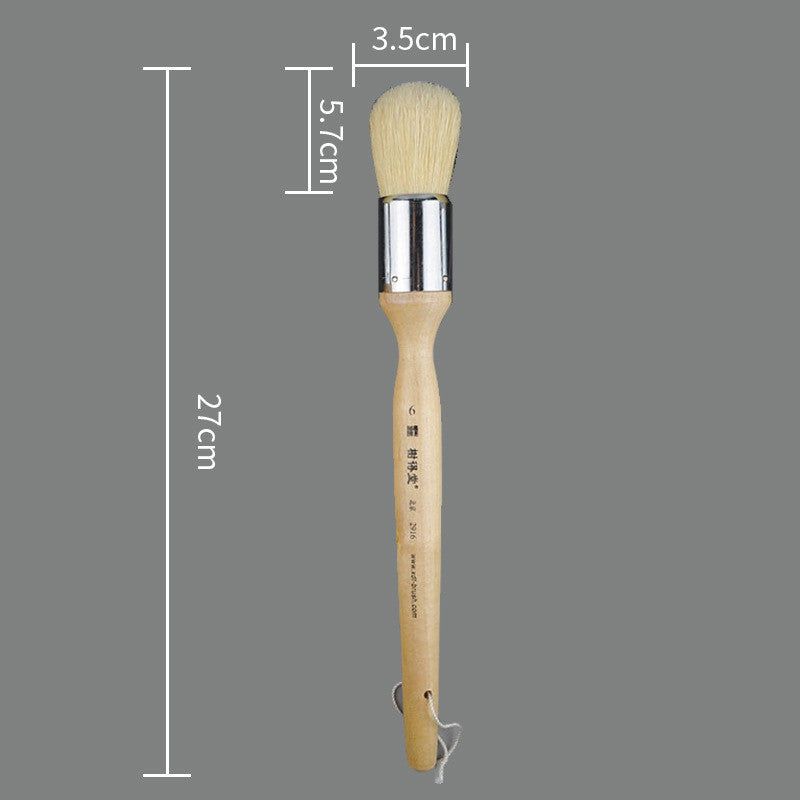 Bristles Large Oil Paint Brush Acrylic Paint Brush