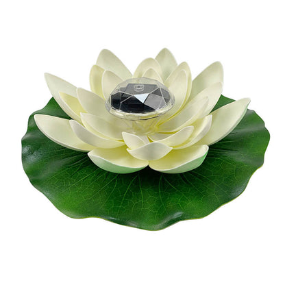 Solar Lotus Lamp Led Courtyard Pool Decoration