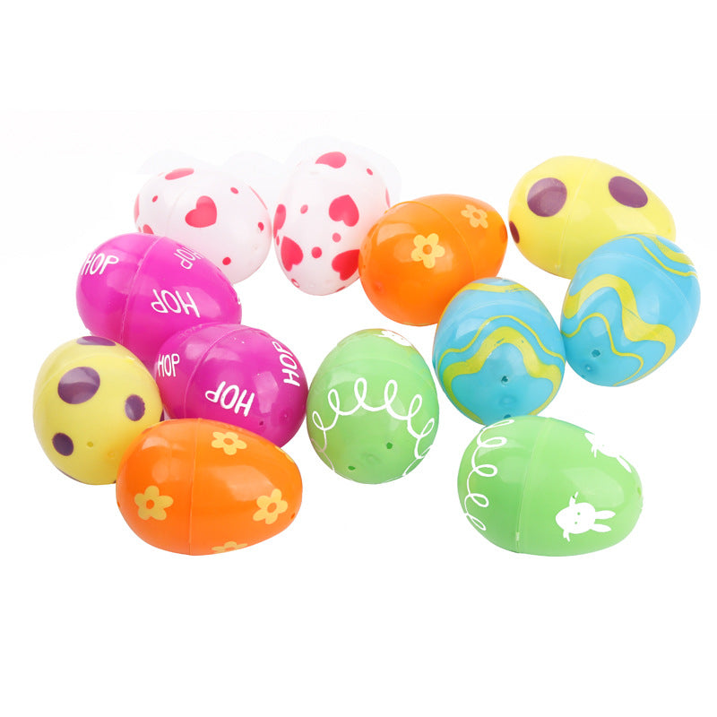 Color Egg Shell Open Egg Toy