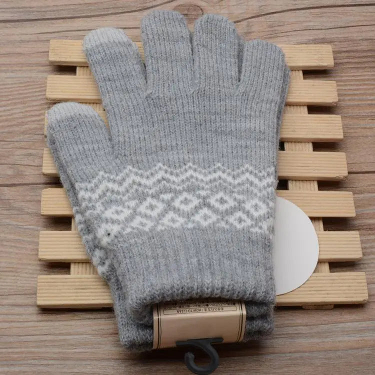 Touch screen Knit Gloves