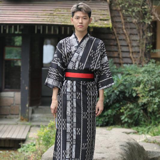 Japanese Kimono Male Traditional Samurai Gentleman