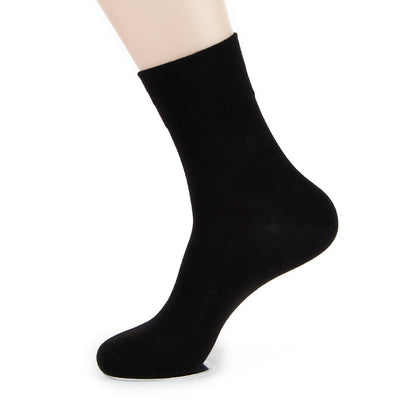 Men's Fashion Bamboo Fiber Wide Mouth Mid-thigh Socks