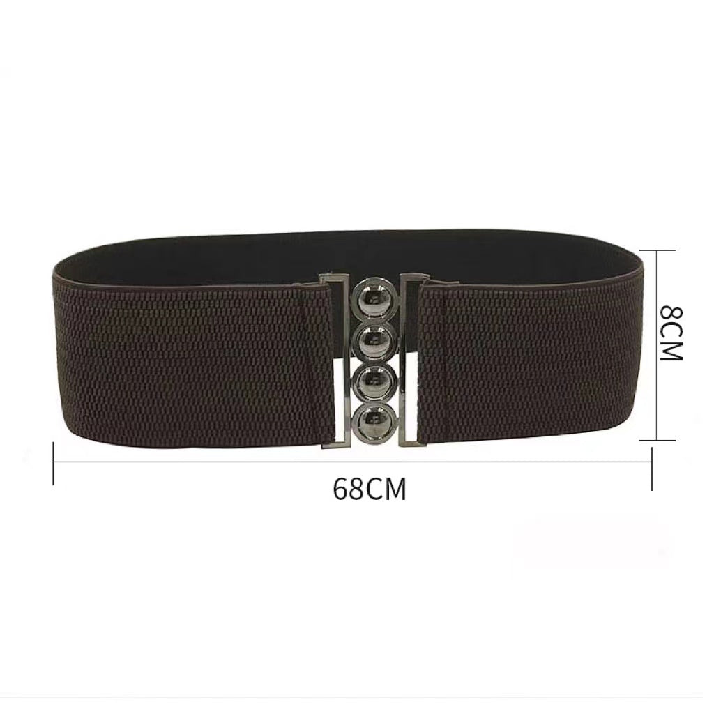 Women's Skirt Dress Belt Women's Belt Elastic Wide Belt